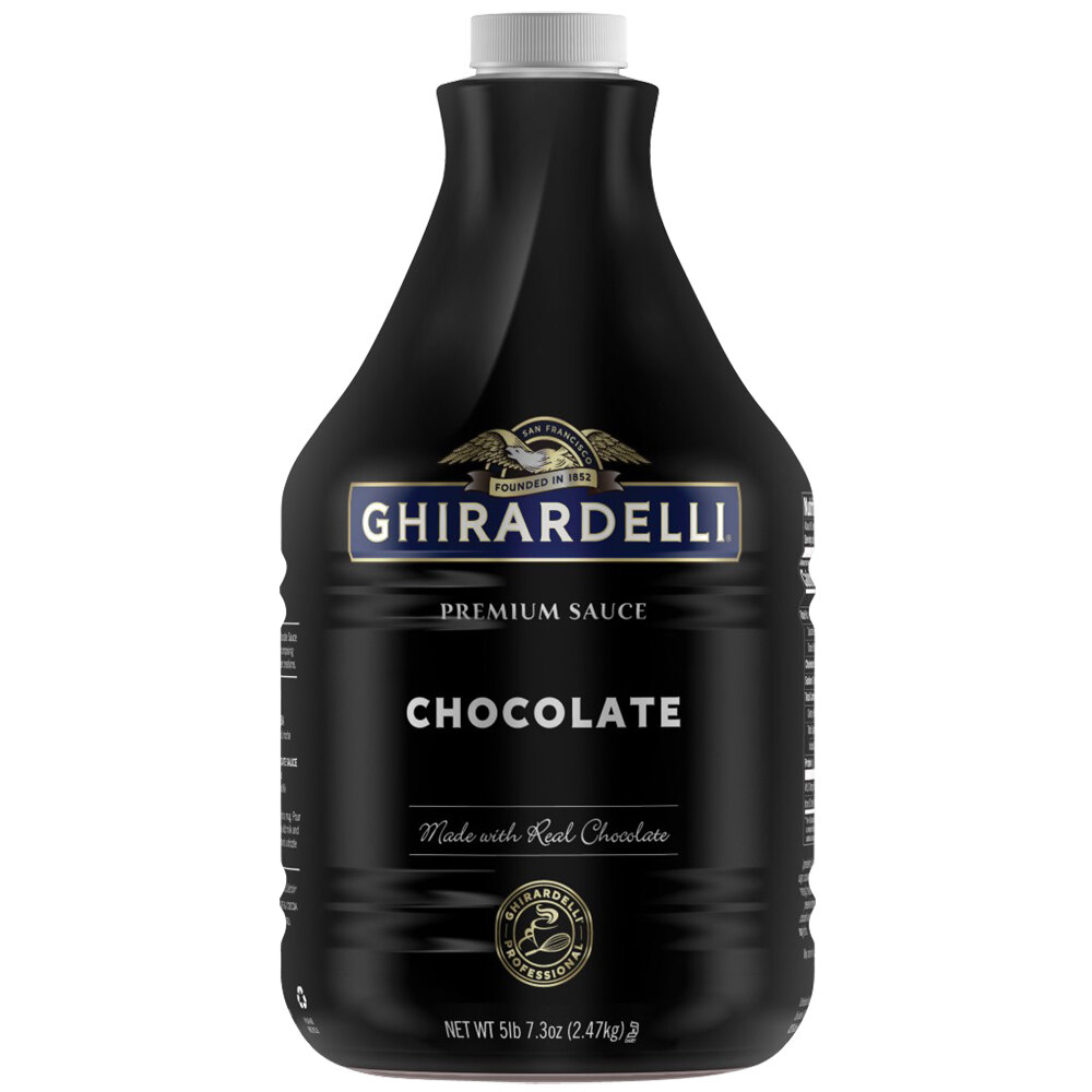 Ghirardelli 64 fl. oz. Black Label Chocolate Flavoring Sauce