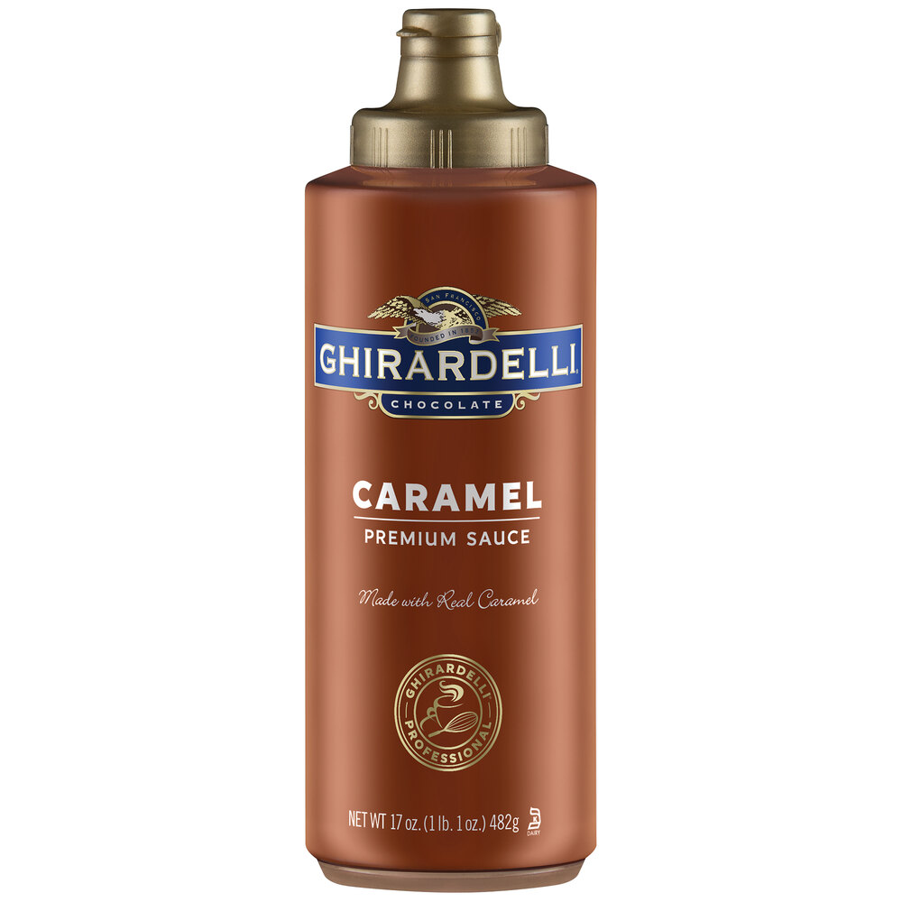 Ghirardelli Caramel Sauce 17 oz. Squeeze Bottle
