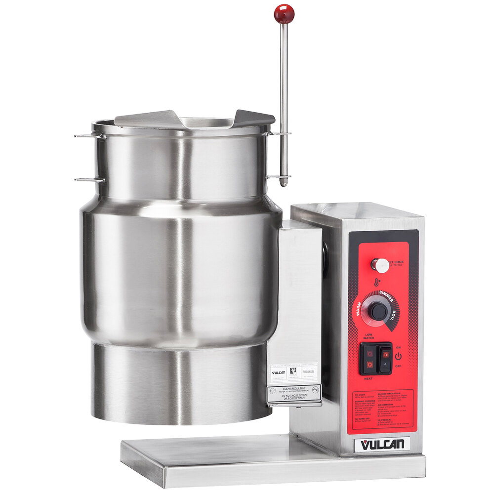 Vulcan K12ETT7 12 Gallon Tilting Electric Steam Jacketed Kettle 12