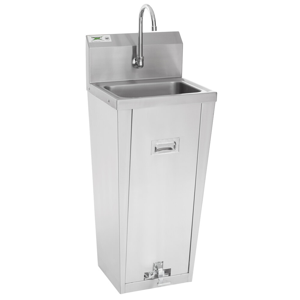 Regency Hands Free Hand Sink with Pedestal Base