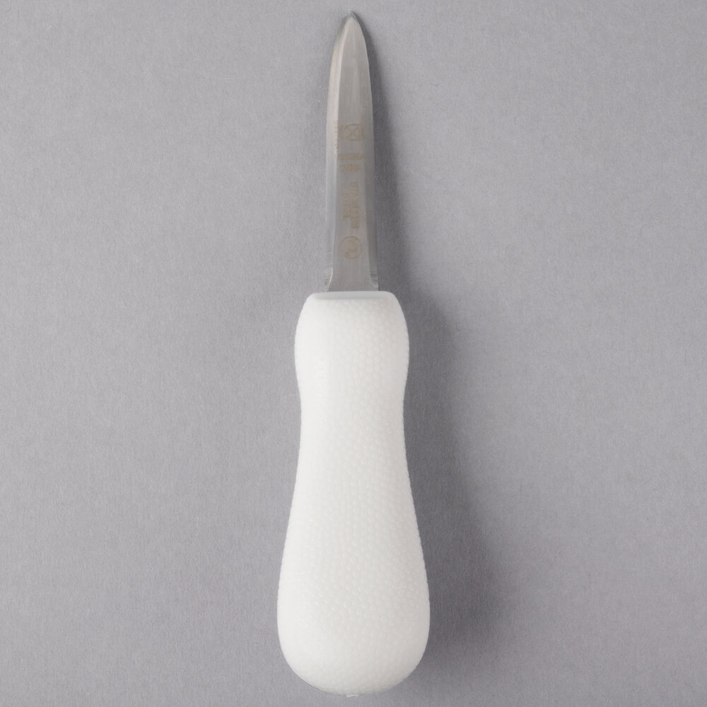 Mercer Culinary M33028A 3" Stainless Steel Boston Style Oyster Knife