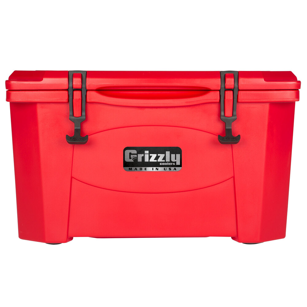 red grizzly cooler