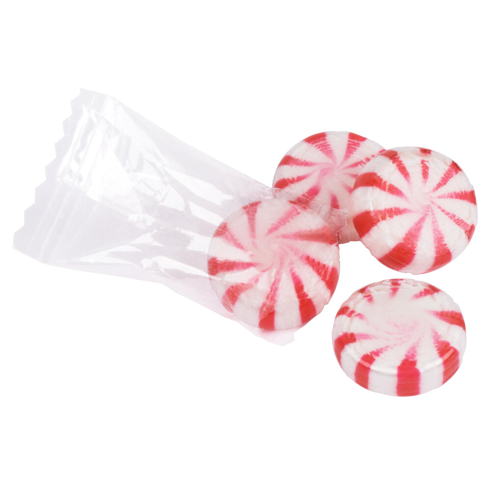 Peppermint Starlite Mints Individually Wrapped 5 lb. Bag