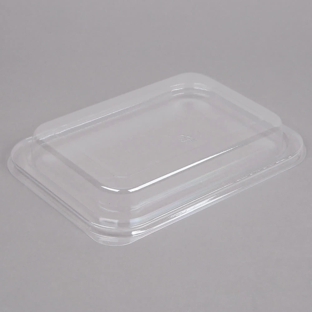 Solut 00083 Clear Plastic Entree / Brownie Pan Lid 180/Case
