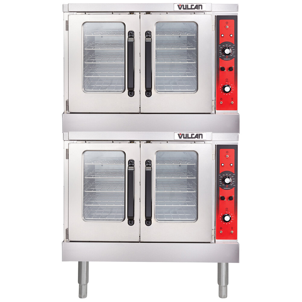 Vulcan VC33ED480/3 Double Deck Full Size Electric Convection Oven with