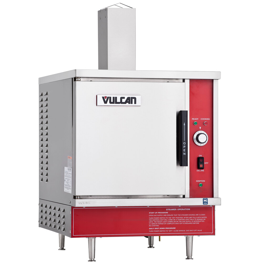Vulcan VSX5GLP 5 Pan Liquid Propane Countertop Steamer 45,000 BTU