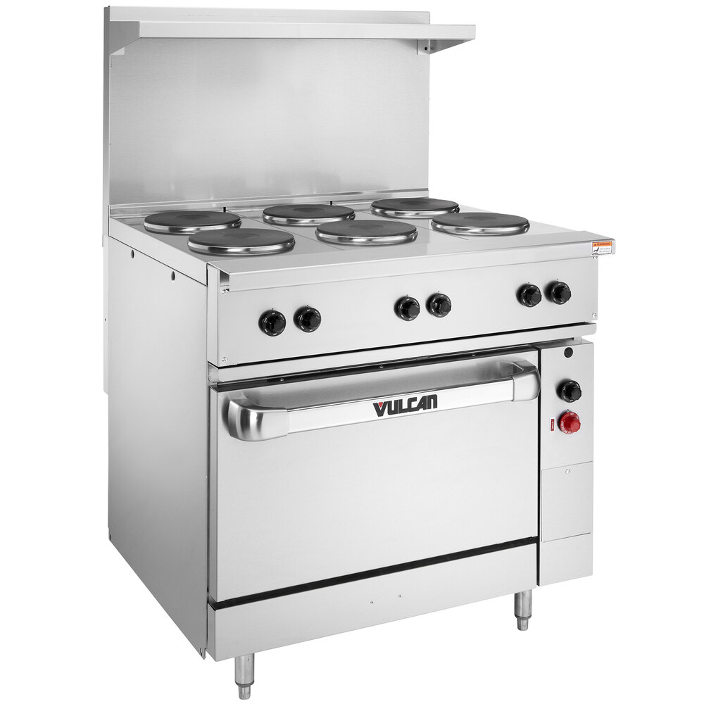 Vulcan EV36S6FP208 Endurance Series 36" Electric Range with 6 French