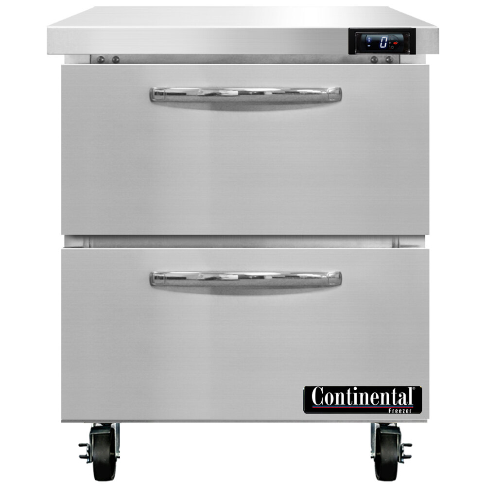Continental Refrigerator Swf27 D 27 Undercounter Freezer With