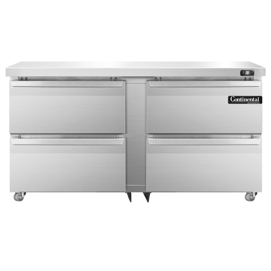 Continental Refrigerator SW60UD 60" Low Profile Front Breathing