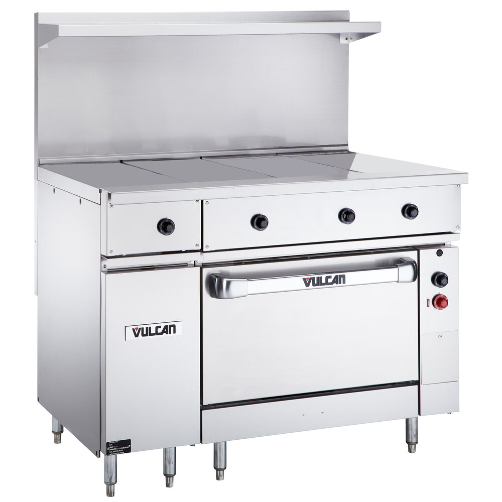 Vulcan EV48S4HT208 Endurance Series 48" Electric Range with 4 Hot Tops