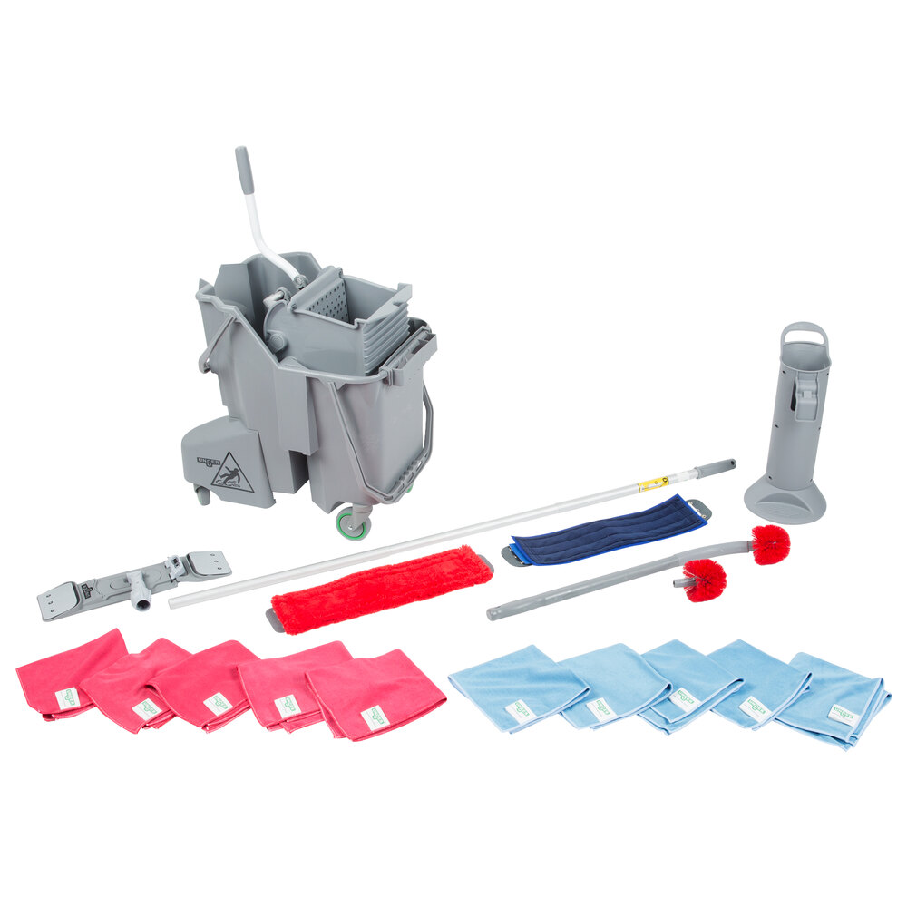 Unger SmartColor FMK01 16Piece Floor Cleaning Set