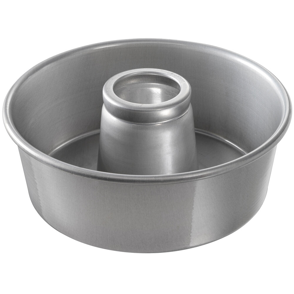 Chicago Metallic 46560 10" Aluminum Angel Food Cake Pan 3 3/4" Deep