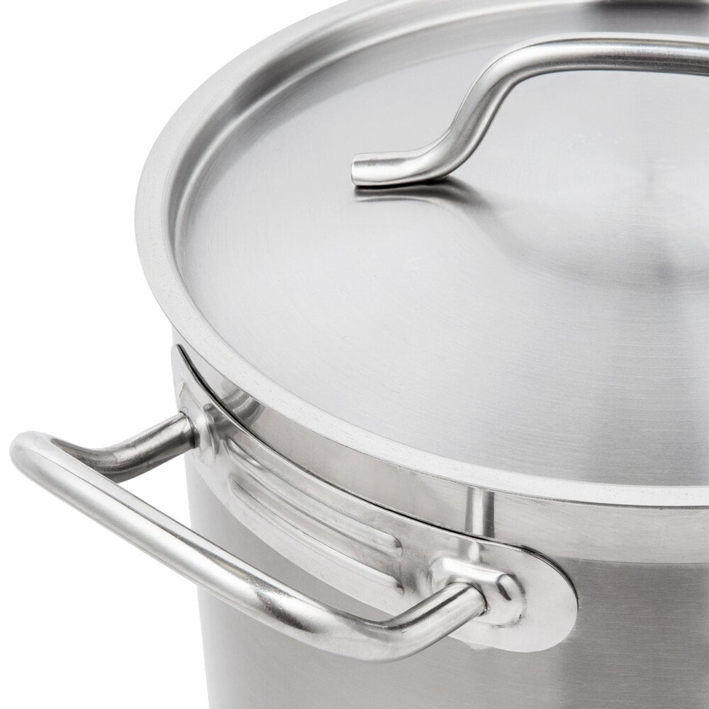Barton Stainless Steel Stock Pot with Lid Size: 53 qt. 99939