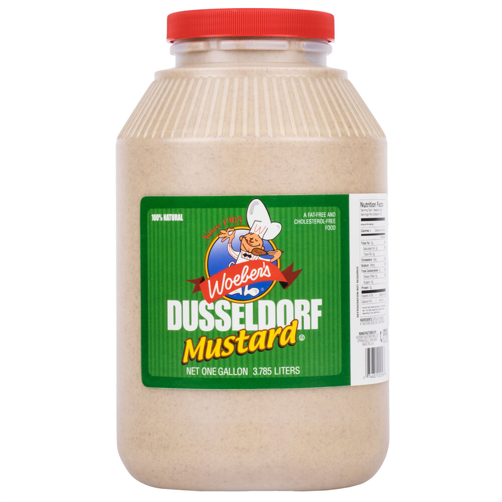 Woeber's 1 Gallon Dusseldorf Mustard 4/Case