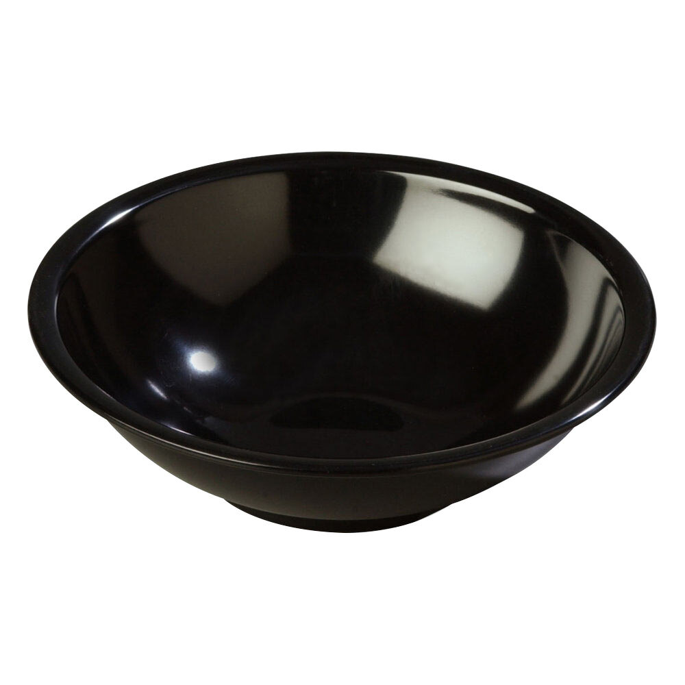 Carlisle 800B03 Black 27 oz. Salad Bowl 48/Case