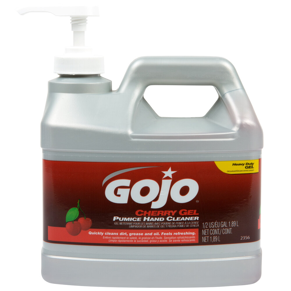 GOJO® 235604 1/2 Gallon Cherry Gel Pumice Hand Cleaner