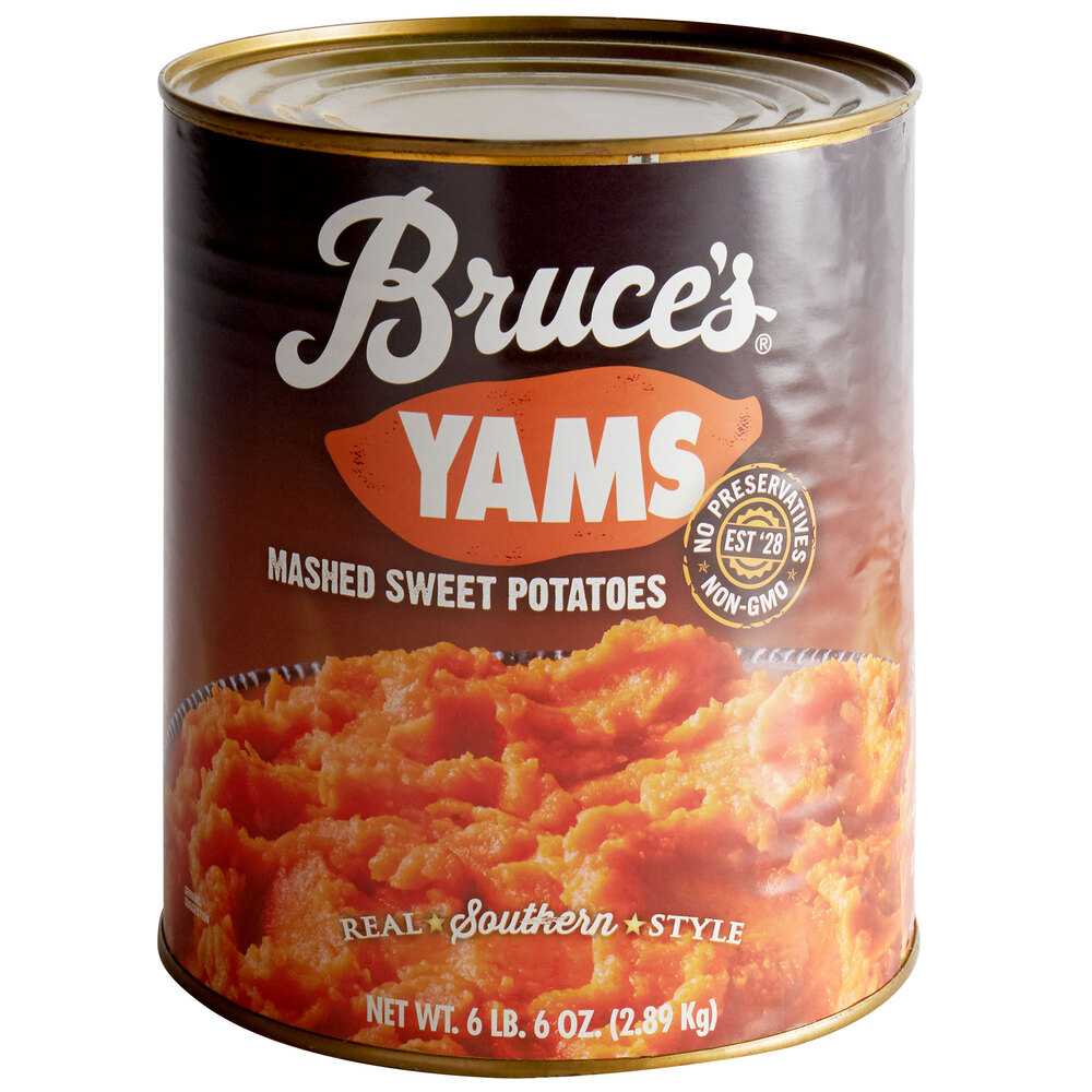 Bruce's 10 Can Mashed Sweet Potatoes 6/Case