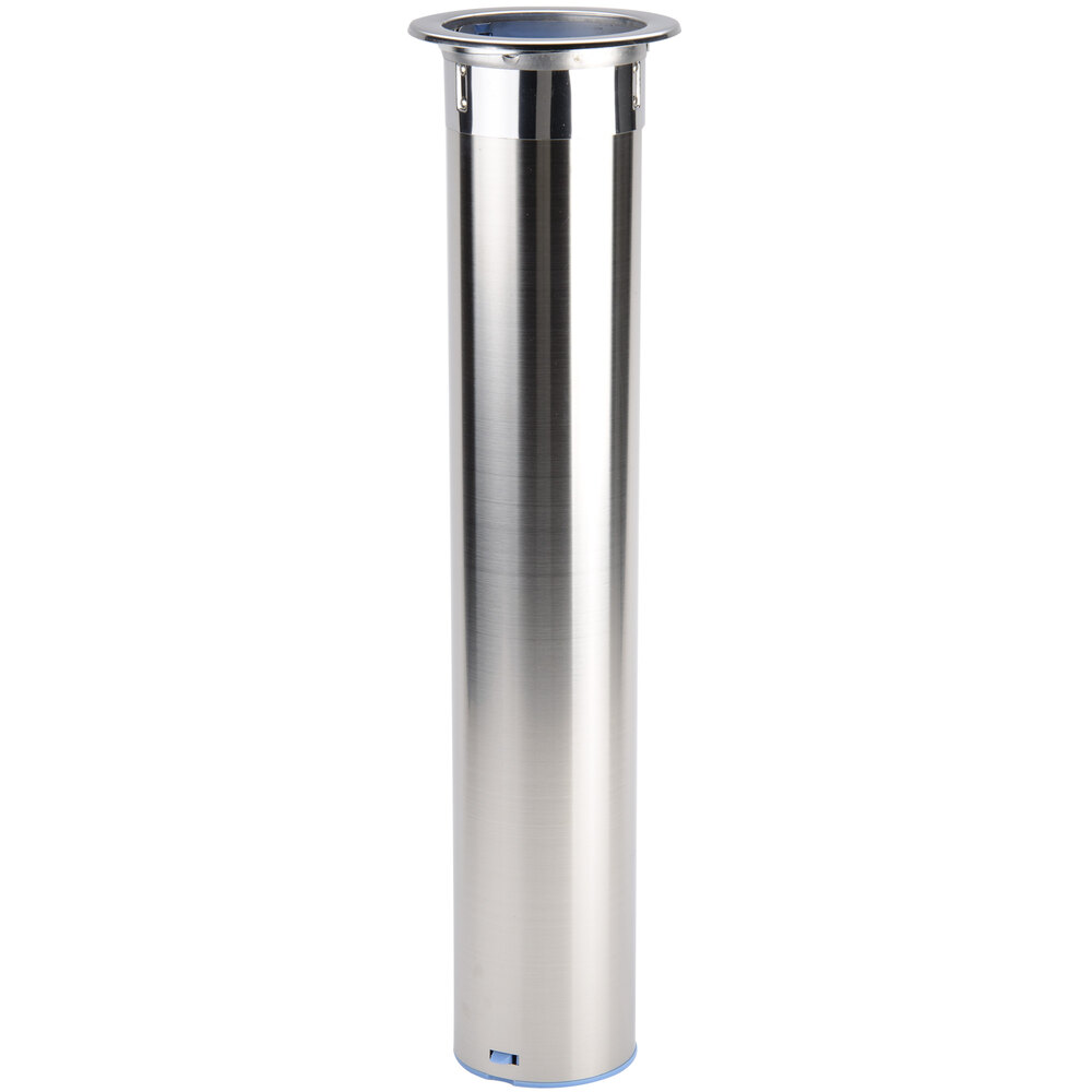 San Jamar C3400CF Stainless Steel CounterMount Foam Cup Dispenser 12