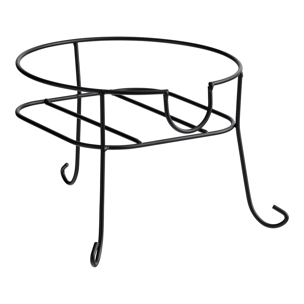 Acopa Black Beverage Dispenser Metal Stand