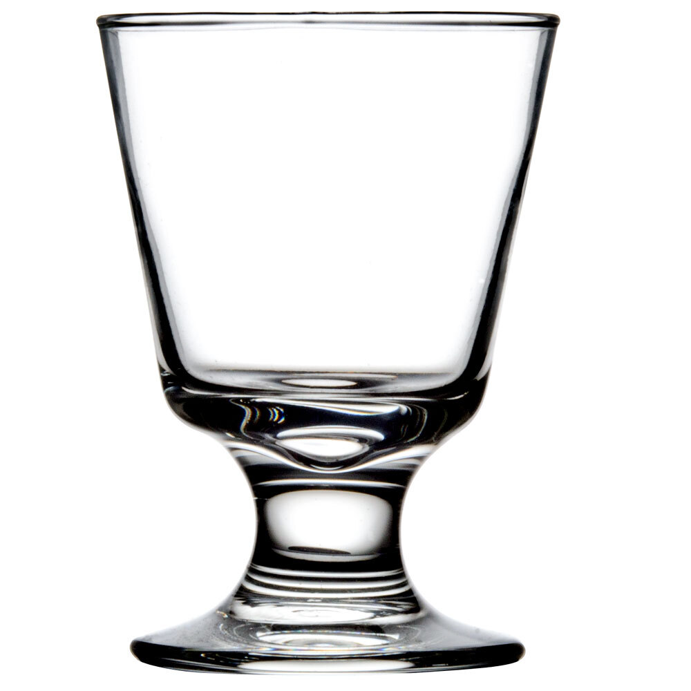 libbey footed glasses