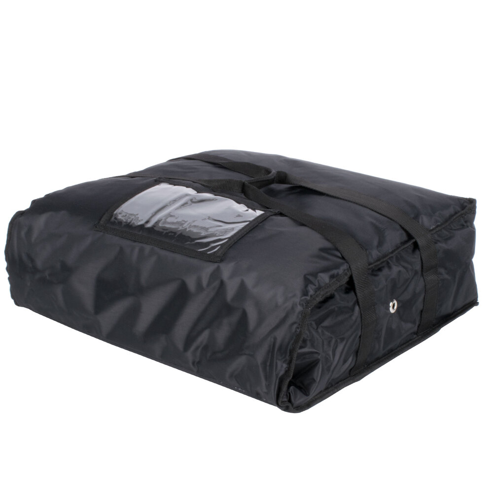 ServIt Insulated Pizza Delivery Bag, SoftSided HeavyDuty Nylon, 18" x