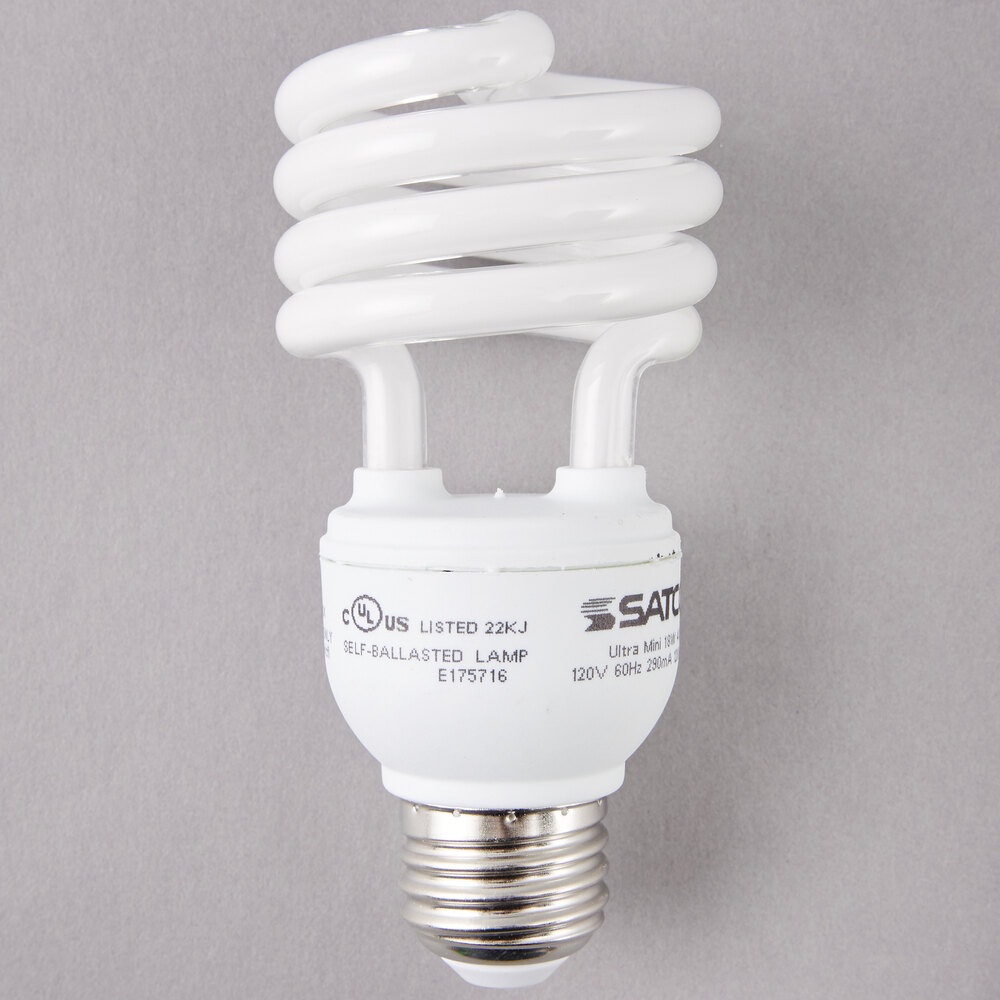 thumbnail image 2 of Satco Products S7212 9-Watt Medium Base T2 Mini Spiral 2 of 12