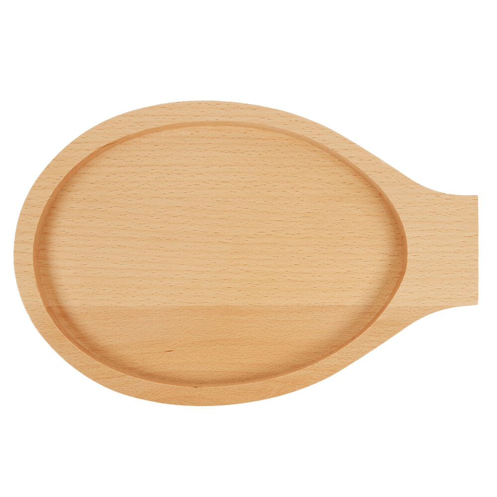 8" x 12 1/2" Oval Wood Serving Underliner