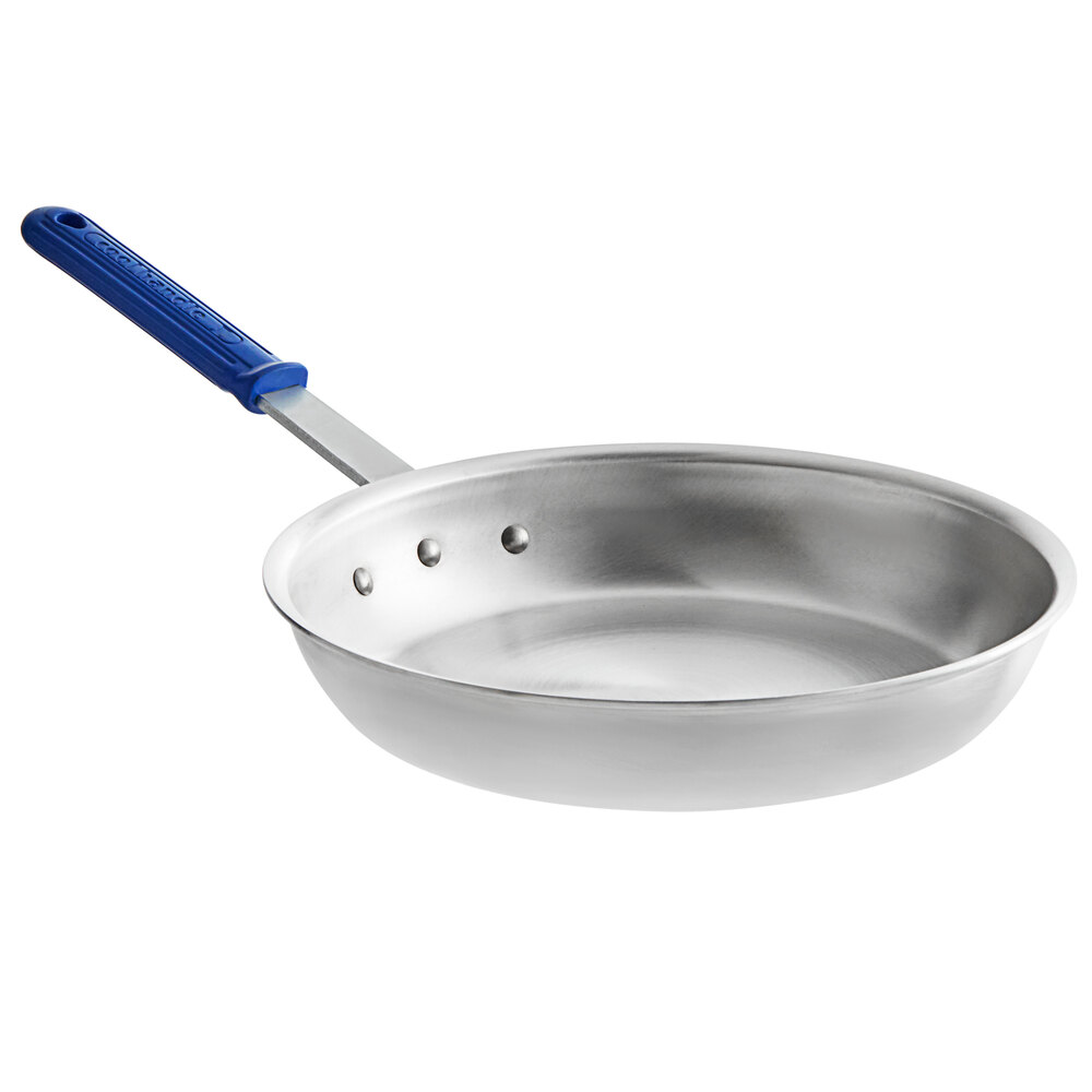 Vollrath 4012 WearEver 12" Aluminum Fry Pan with Blue Cool Handle
