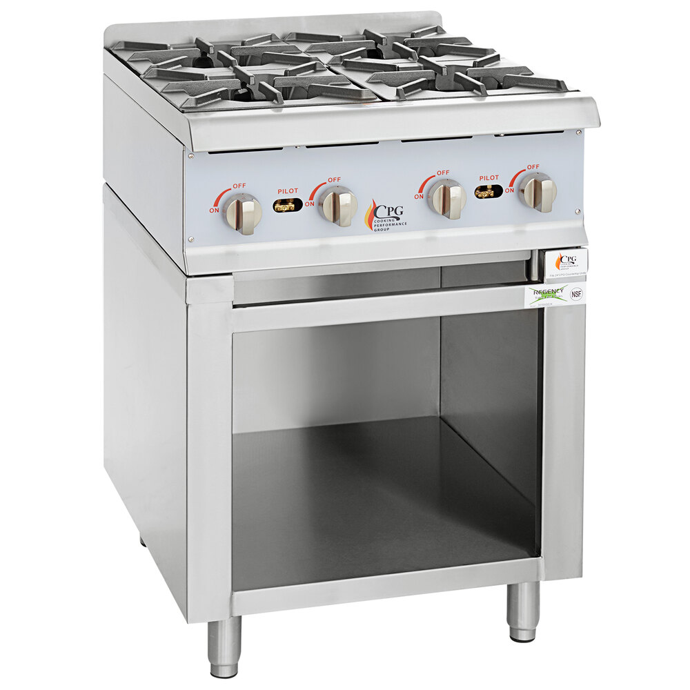 CPG 2 Burner Gas Hot Plate, 44,000 BTU