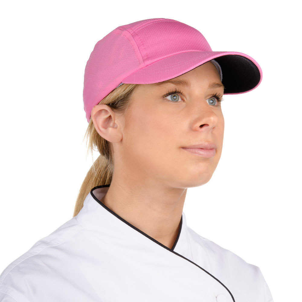 Headsweats 7700269 Hot Pink Eventure Fabric Customizable Chef Cap