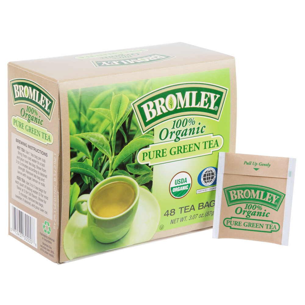 Bromley 1 Gallon Green Iced Tea Filter Bags - 48/Case