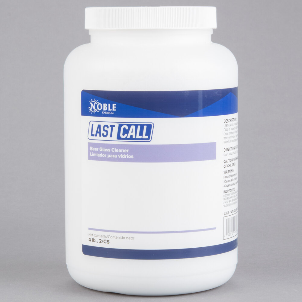 Noble Chemical 4 lb. / 64 oz. Last Call Concentrated Powdered Bar Glass