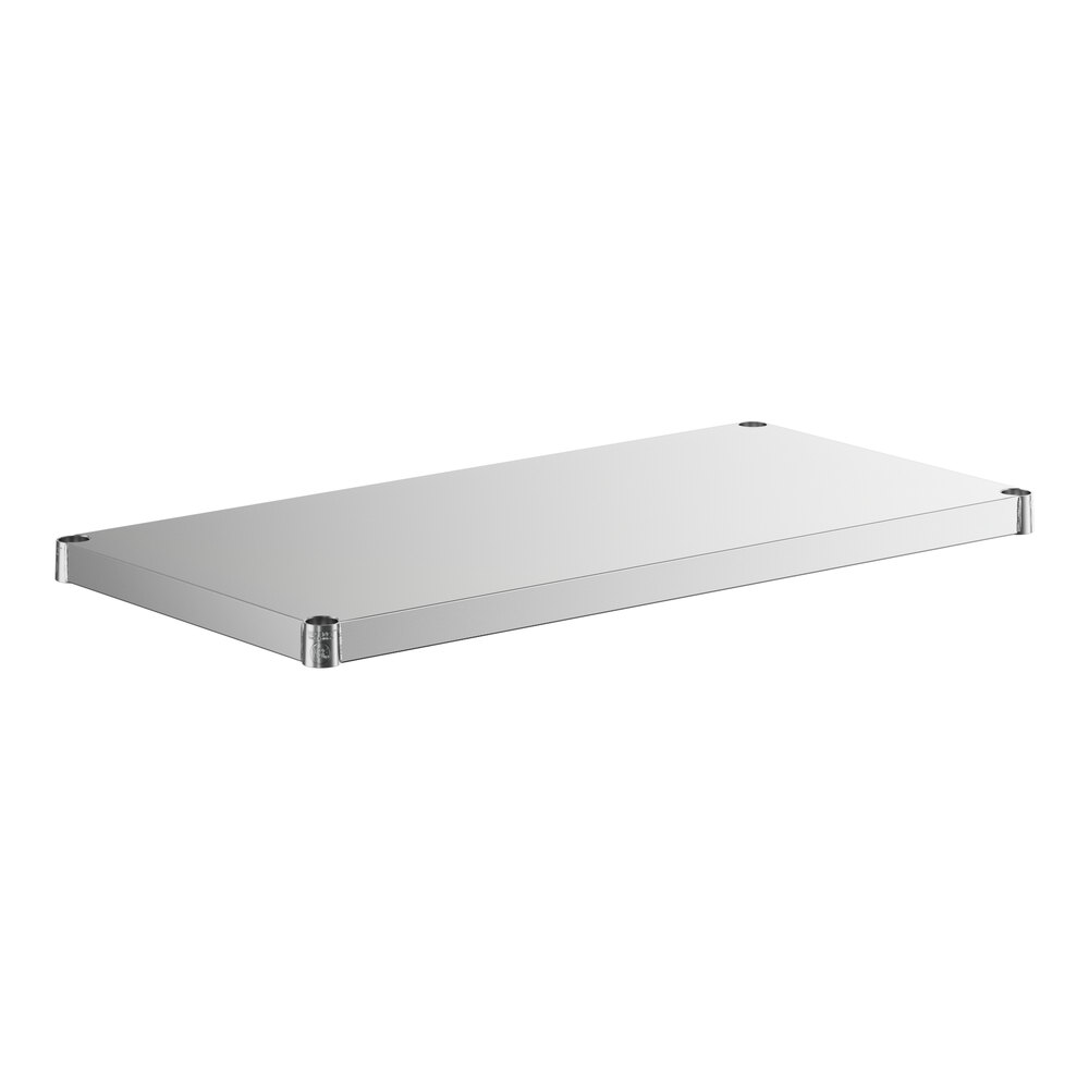Regency 18 inch x 36 inch NSF Stainless Steel Solid Shelf
