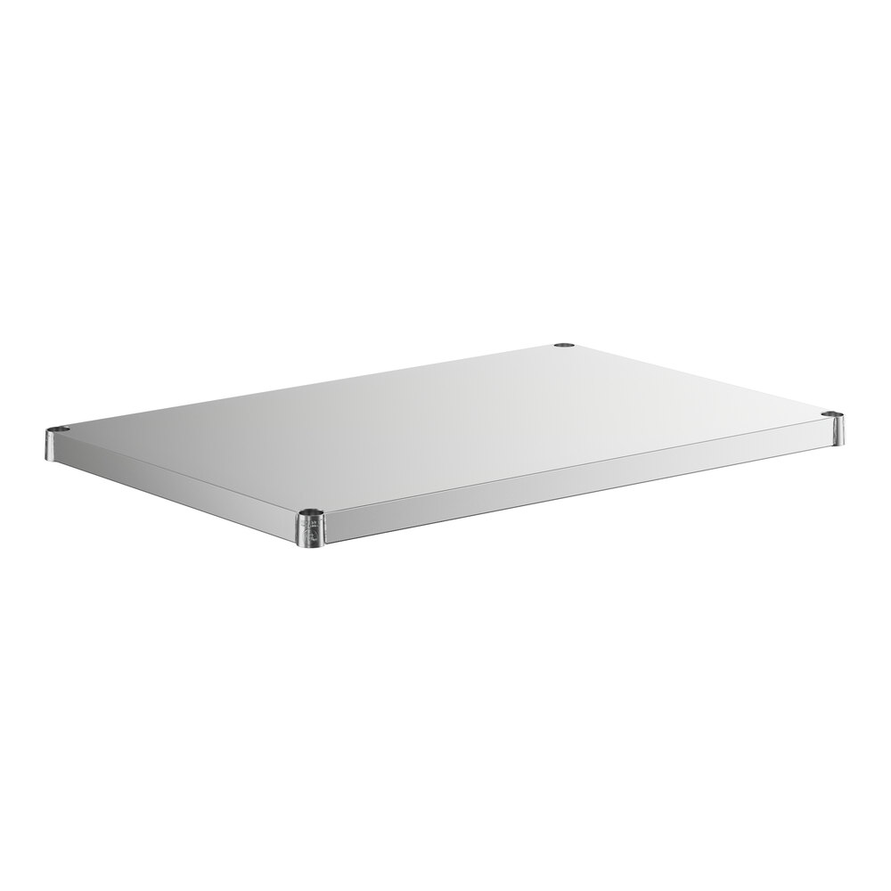 Regency 24 inch x 36 inch NSF Stainless Steel Solid Shelf