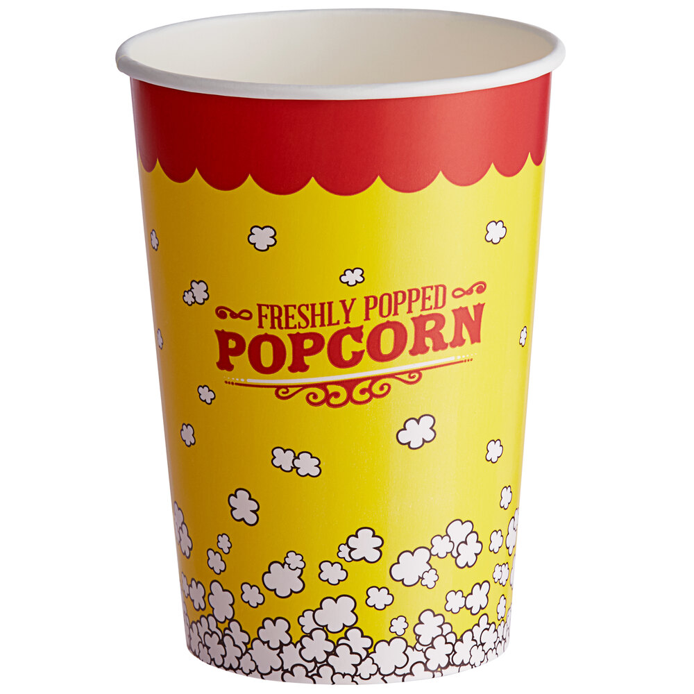 Carnival King 46 oz. Popcorn Cup - 50/Pack
