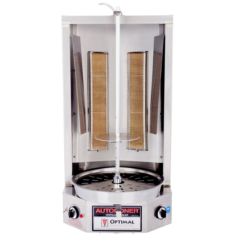 Optimal Automatics 3PG Autodoner Natural Gas 65 lb. Vertical Broiler