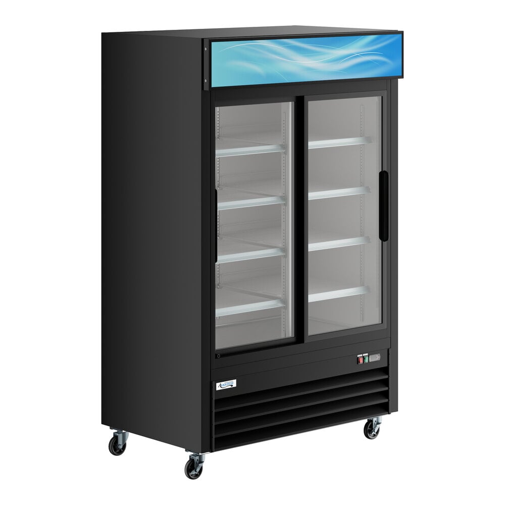 Avantco Merchandiser Refrigerator w/ Sliding Glass Doors