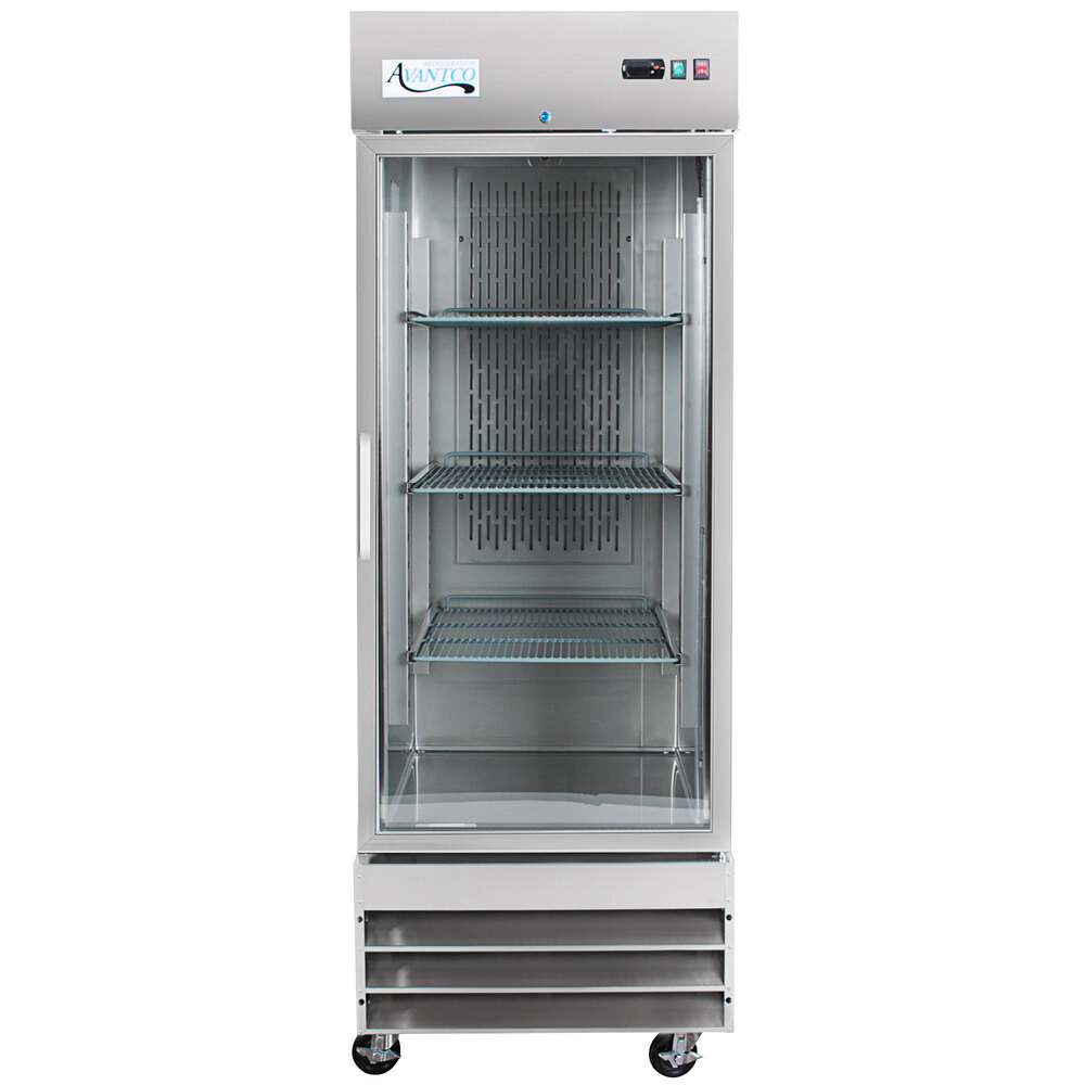 Avantco Refrigeration Avantco SS1RGHC 29" Stainless Steel Glass Door
