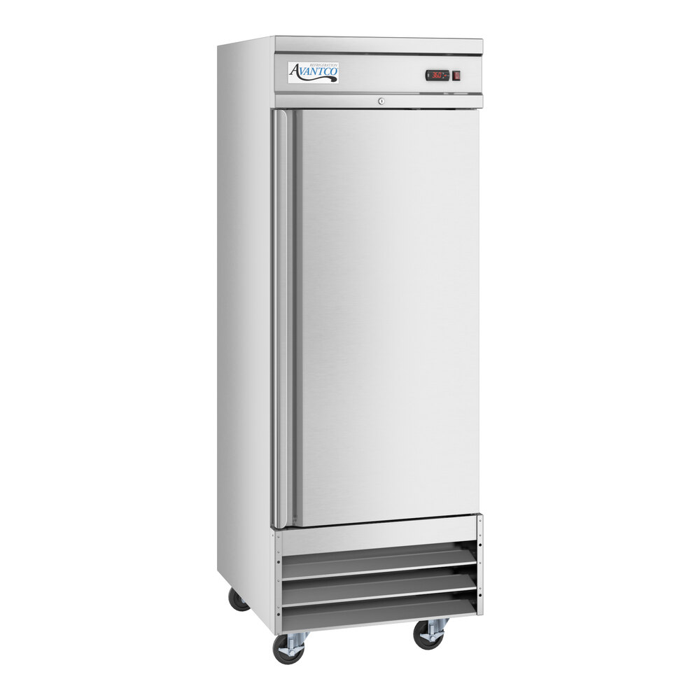Continental Refrigerator 1RES-N-SA 29 Solid Door Extra Wide Shallow Depth  Reach-In Refrigerator - Yahoo Shopping