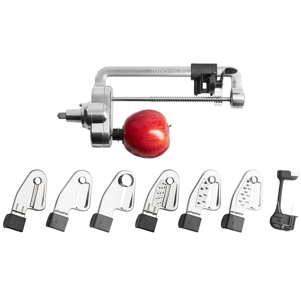 KitchenAid KSM2APC Spiralizer Plus Attachment with Peel, Core, and