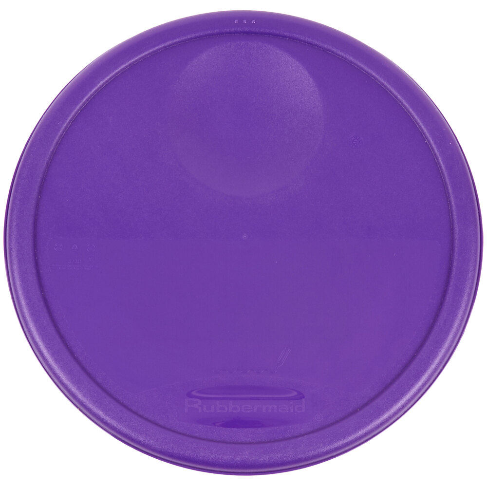Rubbermaid 1980391 ColorCoded 12, 18, and 22 Qt. Purple Round Food