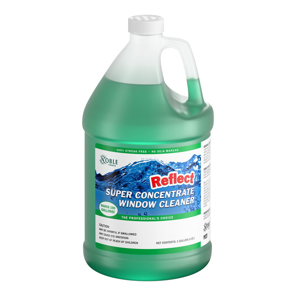 Noble Chemical 1 gallon / 128 oz. Reflect Super Concentrated Glass ...