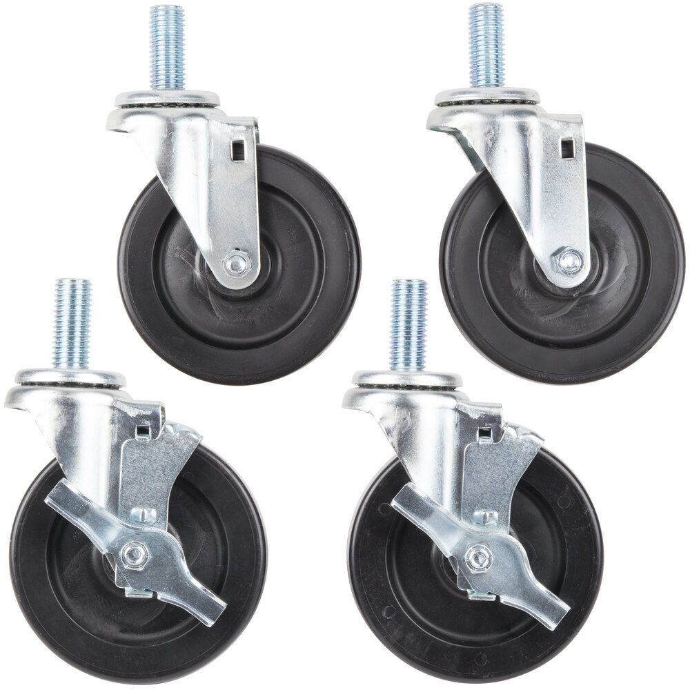 Garland and Sunfire Equivalent 5" Stem Casters for SunFire X24, X36