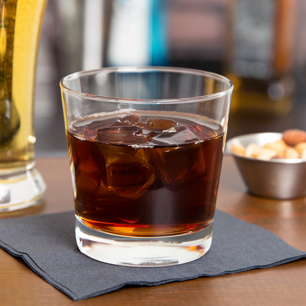 heavy base old fashioned glasses