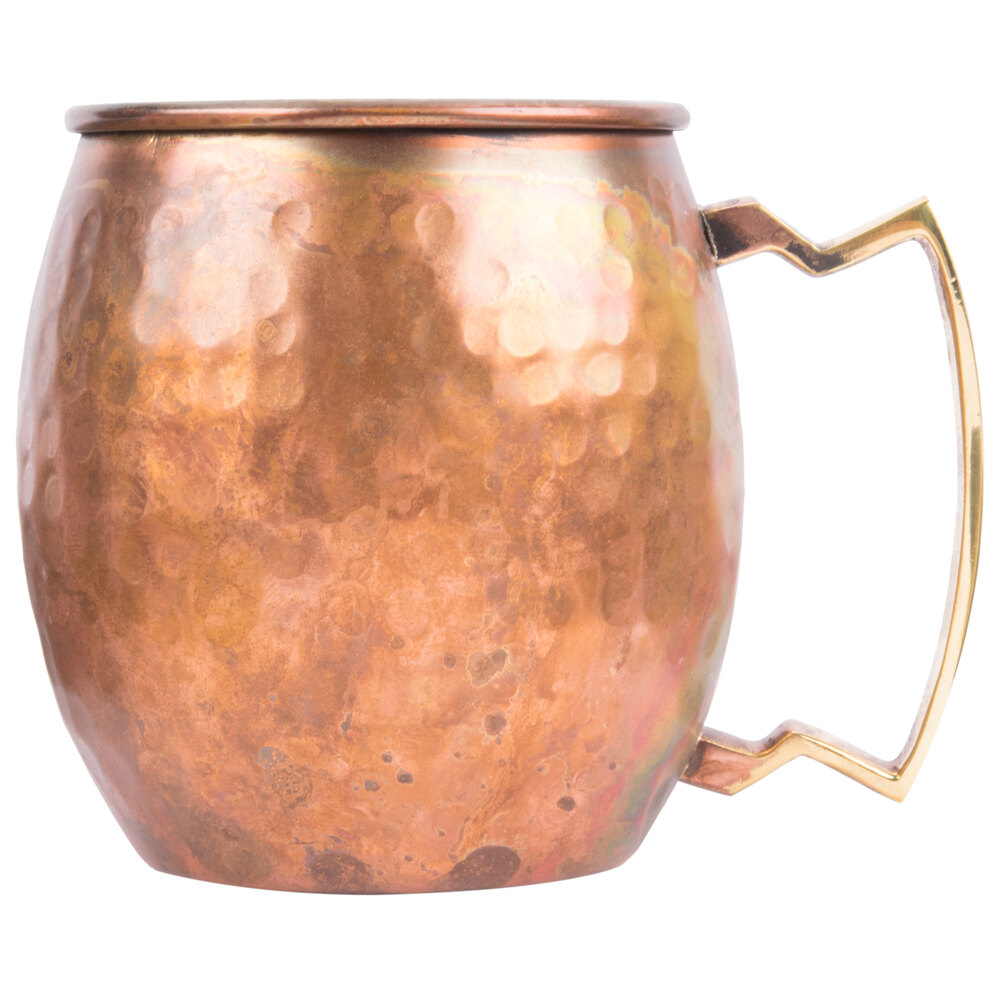 American Metalcraft ACMH 14 oz. Hammered Antique Copper Moscow