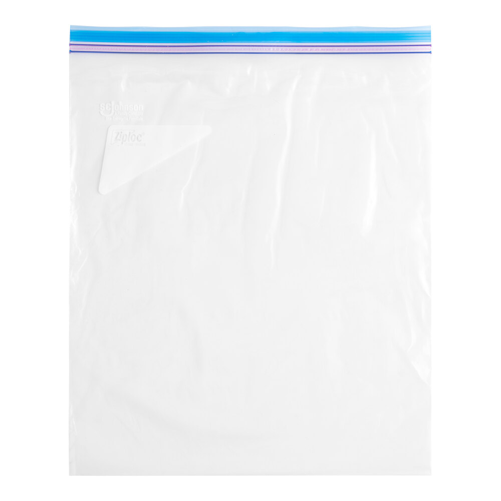 Ziploc® Two-Gallon Freezer Bags w/ Double Zipper & Write-On Label