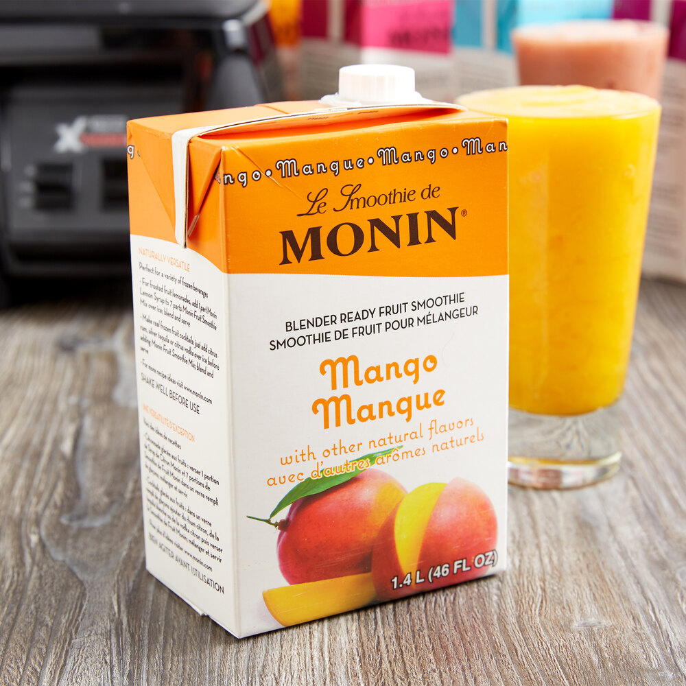 Monin 46 oz. Mango Fruit Smoothie Mix