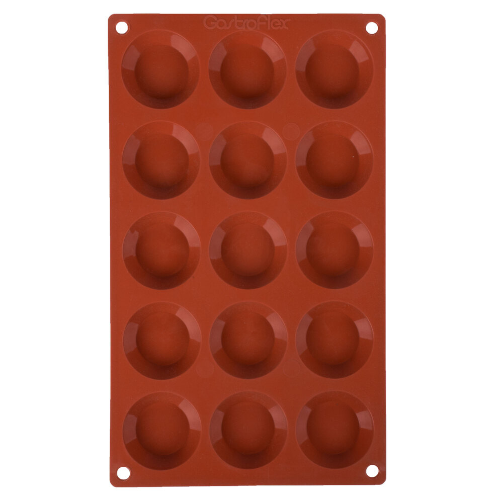 Matfer Bourgeat 257925 Gastroflex Silicone 15 Compartment Mini Tart Mold