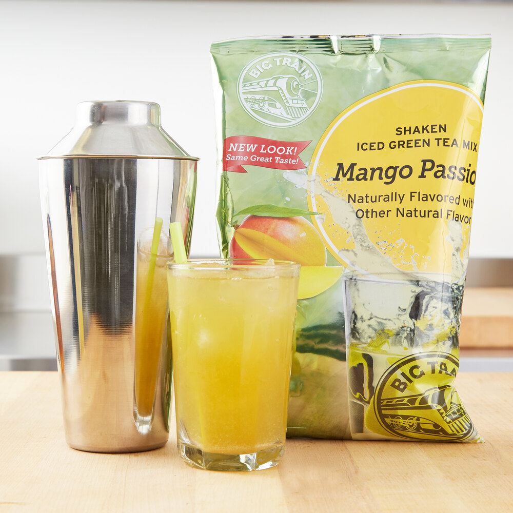 Big Train Shaken Mango Passion Green Tea Drink Mix 2 lb.