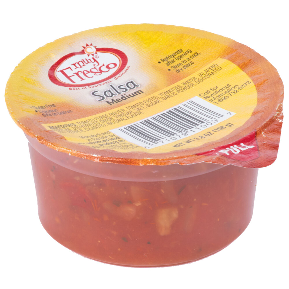Muy Fresco 3.8 oz. Medium Salsa Cup 30/Case